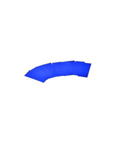 RECTANGLE METAL CONFETTI - BLUE