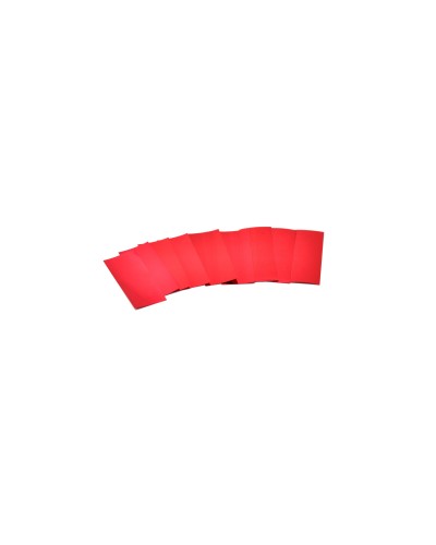 RECTANGLE METAL CONFETTI - RED